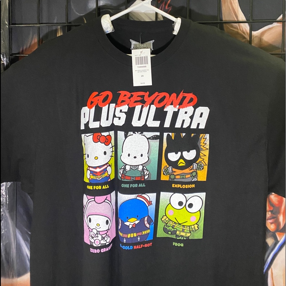 My Hero Academy X Hello Kitty Go Beyond Bk T Shirt